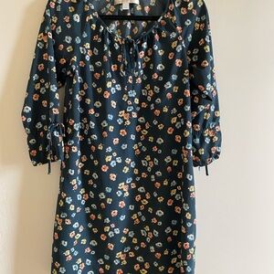 LC Lauren Conrad Floral Dress - Navy and Multicolor
